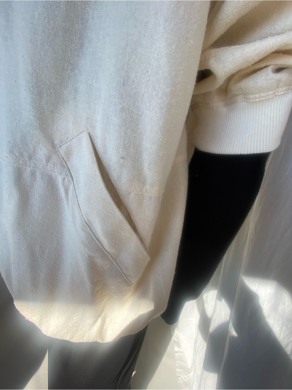 Oversized 100% Silk Minimalist Bomber | Quiet Luxury | Plus Size - Picture 6 of 14